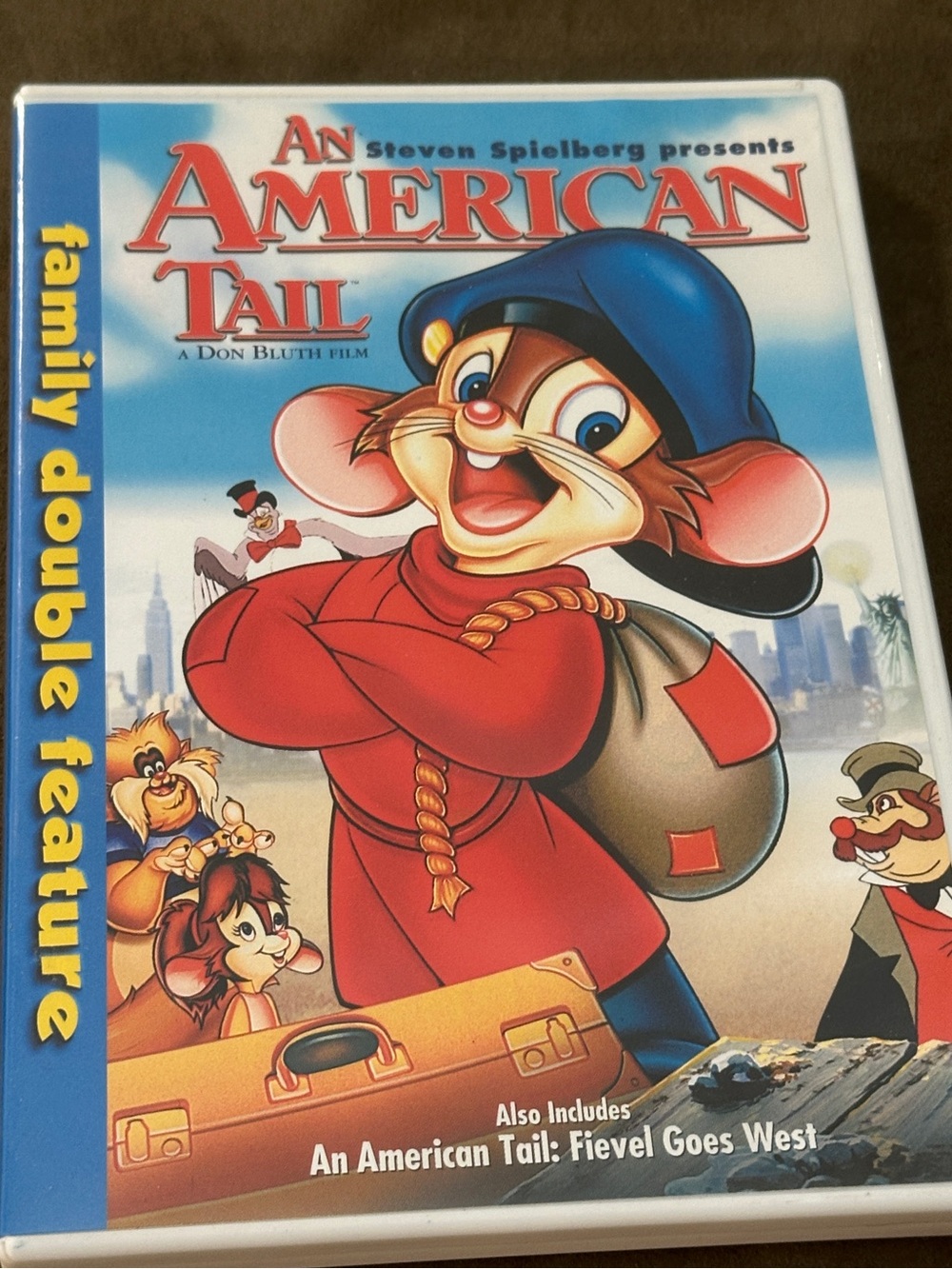 Double Feature - An American Tail - Fievel Goes West DVD 80s 90s Spielberg